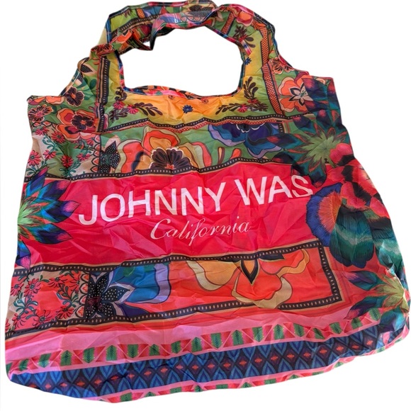 Johnny Was Reusable Nylon
Shopping Tote in Vibrant Floral Design. NWT - Picture 2 of 7